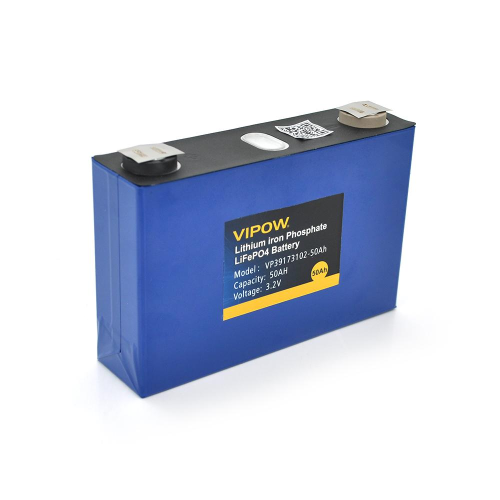 Осередок Vipow 3.2V 50AH для складання LiFePo4 акумуляторів, (147 x 25 x 133) мм, Q8