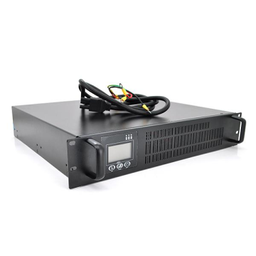 ДБЖ з правильною синусоїдою ONLINE Ritar RT-1KL-LCD, RACK 1000VA (900Вт), 36В, Струм макс. 5A, під зовнішній АКБ, (480*420*90), Q1