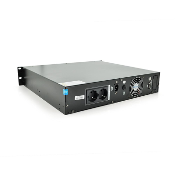 ДБЖ з правильною синусоїдою ONLINE Ritar RT-1KS-LCD, RACK 1000VA (900Вт), 24 В, Вбудована батарея 12V 7,5 Ah х 2 шт (482*440*87), Q1