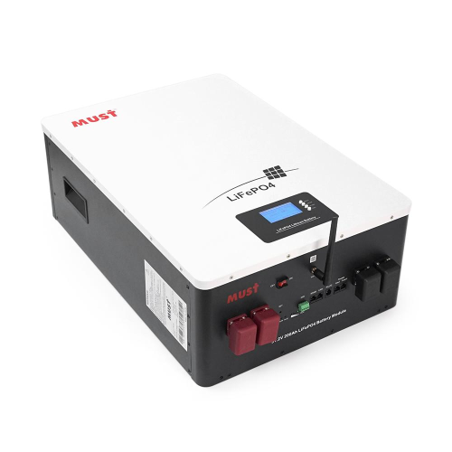 Аккумуляторная батарея MUST LP16-48200 LiFePO4 51.2V 200Ah 10.24 кВт·ч, BMS 100A, CAN/RS485