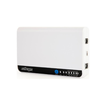 ИБП для роутера EnerGenie EG-UPS-DC18, 6600 мА·ч, до 10 часов работы, выходы 12V и 5V, мини UPS для Wi-Fi роутера