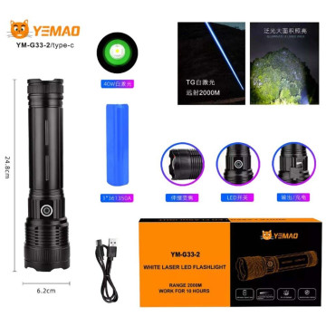 Фонарь YEMAO YM-G33-2 TG 40W, 1x361350, ЗУ Type-C, zoom