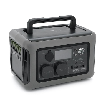 Power station ALLPOWERS R600 APP Control, 600W, 299Wh LiFePO4 3500Cycles, MPPT 300w max, CAR port, DC12/24V, 2xAC 220V, 2xUSB-TYPE-C 100W, 2xUSB-