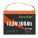 Акумуляторна батарея Anvolan 12.8V100A с BMS LiFePO4 1280Wh