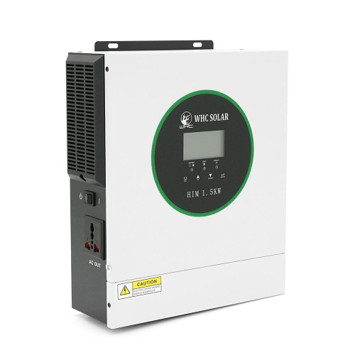 Гібридний інвертор HIM-1.5KW, 1500W, 24V, струм заряду 0-40A, 30-150V, MPPT (80А, 150 Vdc)