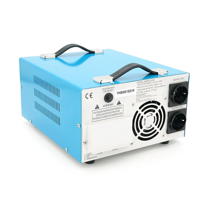 Стабилизатор напряжения Westecr MSER 5000 VA-V2/3750W однофазный,сервопривод,напольного монтажа,LED дисплей,диап130-260V,AC230±3%,2*Shuko Стабилизатор напряжения Westecr MSER 5000 VA-V2/3750W однофазный,сервопривод,напольного монтажа,LED дисплей,диап130-260V,AC230±3%,2*Shuko