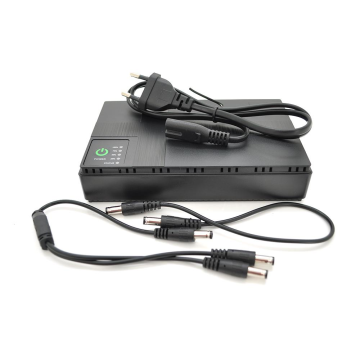 ДБЖ UPS-36W DC1036P для роутерів/комутаторів/PON/POE-430, 5/9/12V, 1A/2А, 10400мAh, Black, BOX