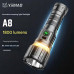 Фонарь YEMAO YM-A8 W5050 LED+SMD(Yellow+Red), 1x21700, Power Bank, ЗУ Type-C, магнит
