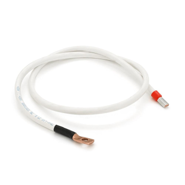 Кабель для підключення АКБ довжина 100см, провід мідний ПВ-3 Одесскабель, 25мм2 клема М8 (мідь) - НШВІ