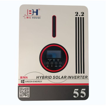 Гібридний інвертор BIG HOUSE SP-2200, 2200VA, 1800W, 12V, струм заряду 60A, MPPT (80А, 55-450 Vdc), 290х367х111