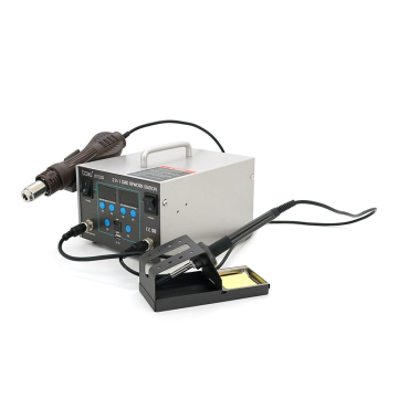 Паяльная станция BAKKU BA-8702D цифровая индикация, фен, паяльник (335*276*210) 4,43 кг