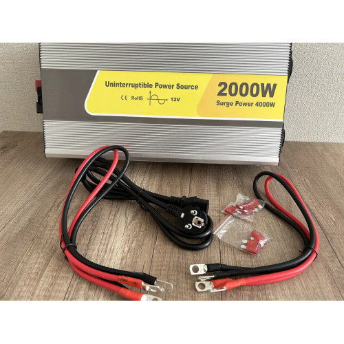 Інвертор чистої синусоїди 12V-220V 4000Вт з функцією заряджання АКБ