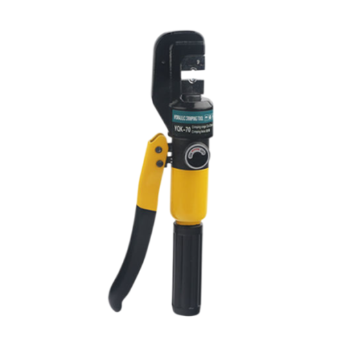 Обжимные клещи гидравлические YQK-70, усилие обжима 45kN, для диаметра 4-70 мм², L310mm,пресформы 4,6,10,16,25,35,50,70 мм², Box