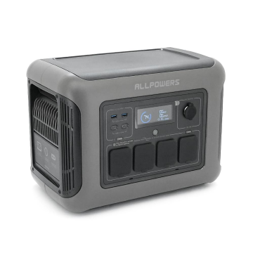 Power station ALLPOWERS R1500 LITE APP Control, Wi-Fi, Bluetooth, 1600W, 1056Wh LiFePO4 3500Cycles, MPPT 650w max, CAR, DC12/24V, 4хAC 220V, 2xUSB-TYP