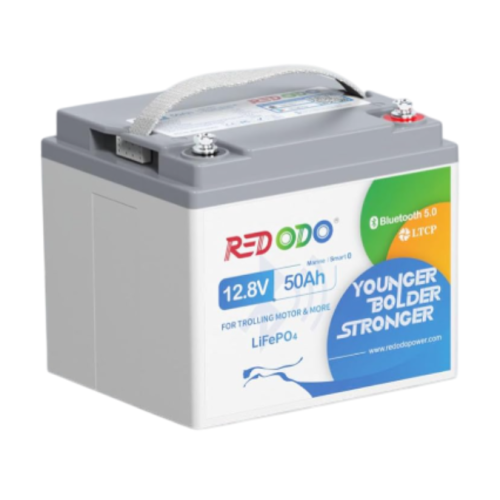 Аккумуляторная батарея LiFePO4 Redodo TM-BT 12.8V 50Ah , 640Wh, BMS 50A, Bluetooth, 255 х 230 х 220мм,6,05 кг