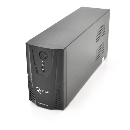 ИБП Ritar RTP650L-UX-IEC (390W) Proxima-L, LED, AVR, 3st, USB, 4xIEC-320 C14, 145-290Vac, 1x12V7Ah, plastik Case ( 314 x 97 X 143 ) 4,6 кг Q4