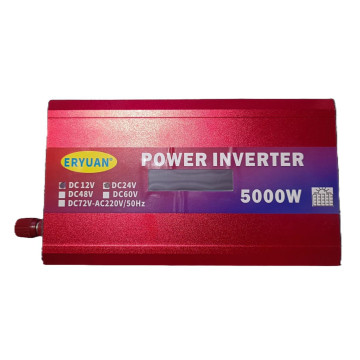 Перетворювач напруги з 12V/24V→220V (5000W) LCD SMART