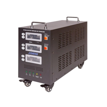 Стабилизатор напряжения Conter MSER-15KVA/12KW- 400V-V2 трехфазный,сервопривод,напольного монтажа,LED дисплей,диап225-450V,AC400±3%,колодка, 33.8kg
