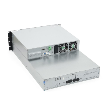 ДБЖ із правильною синусоїдою ONLINE Ritar RT-10KS-LCD, RACK 10000VA (9000Вт), 192 В + батарейний блок 12V 7,5 Ah х 16 шт (482*600*130), Q1