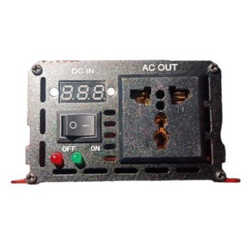 Перетворювач із чистою синусоїдою AC/DC 12v та вольтметром на 2600W Автомобільний перетворювач 12 – 220 Вт