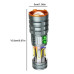 Тактический фонарь YEMAO YM-G580, 2500LM, аккумулятор 26650 (5000 mAh), функция лампы