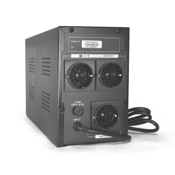 ИБП Ritar  RTM1000 (600W) Proxima-L, LED, AVR, 3st, 3xSCHUKO socket, 2x12V7Ah, metal Case (350х120х190)- Q2