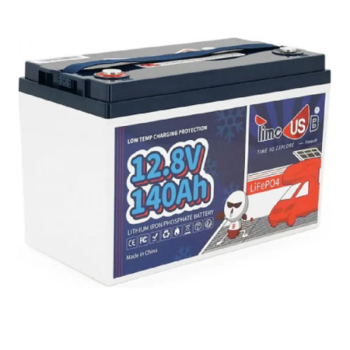 Аккумуляторная батарея LiFePO4 Timeusb 12.8V 140Ah BLUETOOTH, 1792Wh, BMS 50A, 330*172*216мм