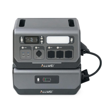 Портативна зарядна станція ALLWEI SGR-PPS2400-2PRO+BAT, 2400W/4096Wh LiFePO₄, MPPT 500W max ХТ60/12 – 60 В/10 А, 2xDC5521-12V-12A, CarPort-12