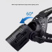Ліхтар налобний CARBON BL-2322-TG+3LED(white+red+blue+green), Motion Sensor, 3x18650, ЗУ Type-C, zoom оптом