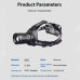 Ліхтар налобний CARBON BL-2322-TG+3LED(white+red+blue+green), Motion Sensor, 3x18650, ЗУ Type-C, zoom оптом