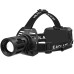 Ліхтар налобний CARBON BL-2322-TG+3LED(white+red+blue+green), Motion Sensor, 3x18650, ЗУ Type-C, zoom оптом
