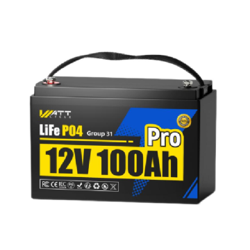 Аккумуляторная батарея WattCycle LiFePO4 WT12V100AH110PRO Bluetooth 12,8V 100Ah, 1,28kWh, BMS110A@4S, 5000-15000 cycles, IP66, 332x172x218,11.8kg, Q2