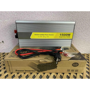 Інвертор-перетворювач 12V–220V 3000Вт, чиста синусоїда, з функцією заряджання АКБ (UPS)