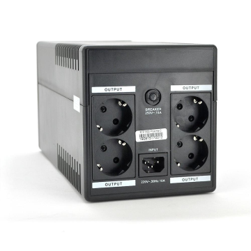 ИБП Ritar  RTP1000 (600W) Proxima-D, LCD, AVR, 3st, 4xSCHUKO socket, 2x12V7Ah, plastik Case ( 460 x 225 X 245 ) 9,4 кг Q2