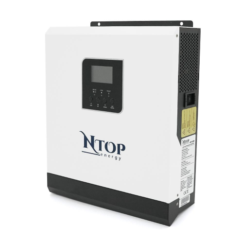Гібридний інвертор NTOP NTP3000-24, 3000W, 24V, струм заряду 0-70A, 160-275V, ШІМ-контролер (50А, 80 Vdc)