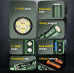 Тактический фонарь YEMAO YM-F337X, 3500LM, аккумуляторы 18650 + 18350 (3200 + 1500 mAh), боковые светодиоды (красный, синий,