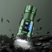 Тактический фонарь YEMAO YM-F337X, 3500LM, аккумуляторы 18650 + 18350 (3200 + 1500 mAh), боковые светодиоды (красный, синий,