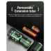 Тактический фонарь YEMAO YM-F337X, 3500LM, аккумуляторы 18650 + 18350 (3200 + 1500 mAh), боковые светодиоды (красный, синий,
