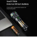 Фонарь YEMAO YM-A5 TG 30W, 1x21700, Power Bank, ЗУ Type-C, zoom, функция лампы