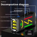 Фонарь YEMAO YM-G666Y 6P90, Li-Ion аккумулятор, Power Bank, ЗУ Type-C, чехол