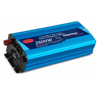 Перетворювач напруги Wimpex WX-2600 2600W 12V UPS, чиста синусоїда, зарядка АКБ