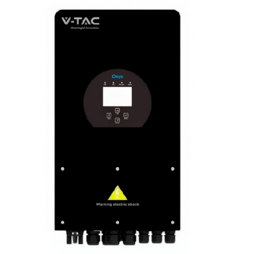 Гібридний інвертор (hybrid) BLACK Deye SUN-5K-SG03LP1-EU WI-FI, 5кВт, однофазний, (МРРТ 125-425/120А/DC48В)