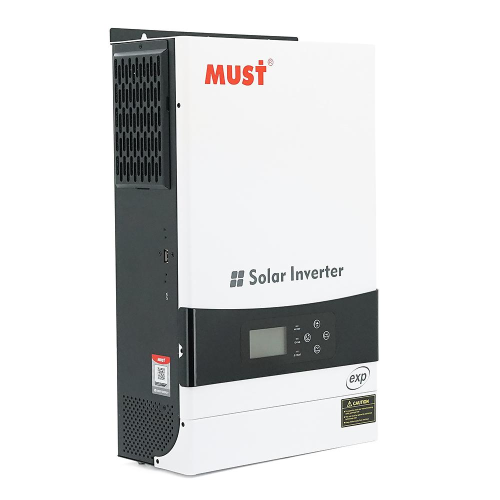 Гибридный инвертор MUST PH19-6048EXP, 6000W, 48V, ток заряда 1-60А, 160-275V, MPPT (80А, 450 Vdc), 490х300х150