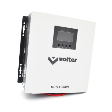 ИБП с правильной синусоидой VOLTER - 1000 (1000Вт), 12V под внешнюю батарею (AGM, GEL, LifePO4), ток заряда 5-30А
