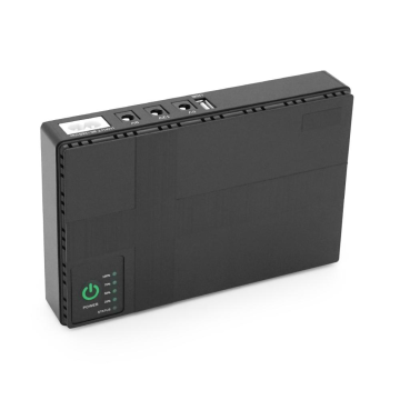 ИБП UPS-36W DC1036P для роутеров/коммутаторов/PON/POE-430, 5/9/12V, 1A/2А, 12000мAh, Black, BOX