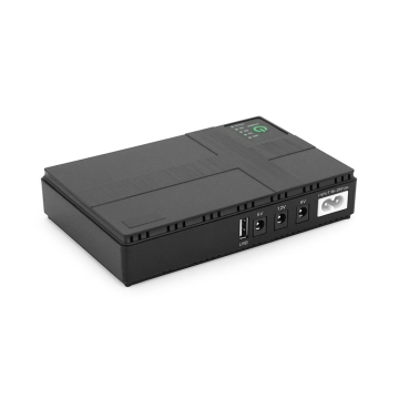 ИБП UPS-36W DC1036P для роутеров/коммутаторов/PON/POE-430, 5/9/12V, 1A/2А, 12000мAh, Black, BOX