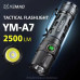 Тактический фонарь YEMAO YM-А7, 2200LM, аккумулятор 21700 (5000 mAh)