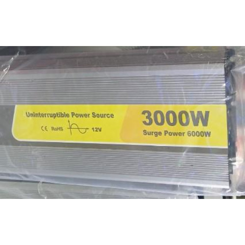 Інвертор 12V–220V 6000Вт із чистою синусоїдою та функцією зарядки АКБ