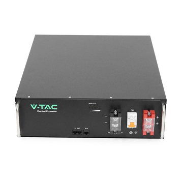 Акумуляторна батарея (рікова) V-TAC VT-51201-B LiFePO4 5.12kWh 100Ач, (100/100A) 445*400*130,41kg