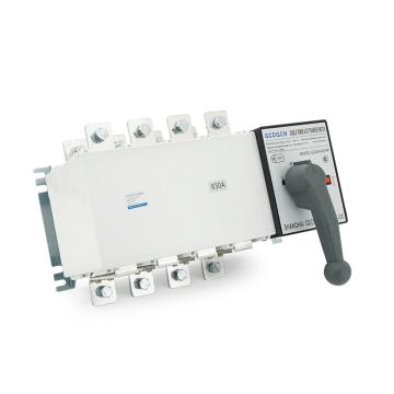 Автомат введення резерву (АВР) чотириполюсний GCQ4P630A, 220V/630A, Вимикальна здатність KA:6, Гвинтова фіксація, 443*273*265мм